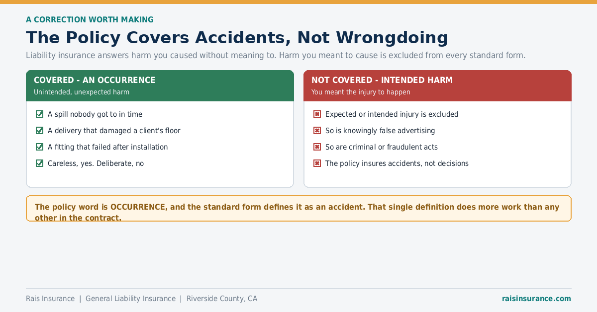 Seven lines to check on your general liability declarations page