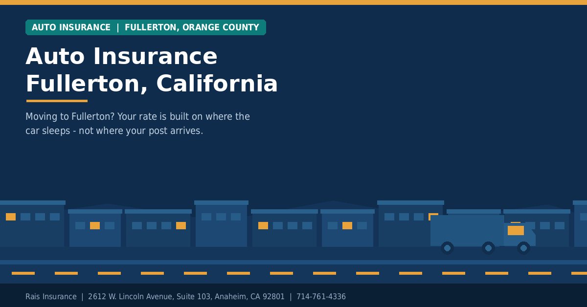 Auto Insurance Fullerton, California | Rais Insurance Auto insurance Fullerton California - Rais Insurance independent broker