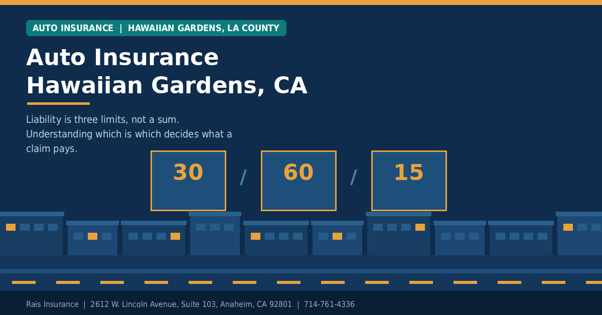 Auto insurance Hawaiian Gardens California - Rais Insurance independent broker