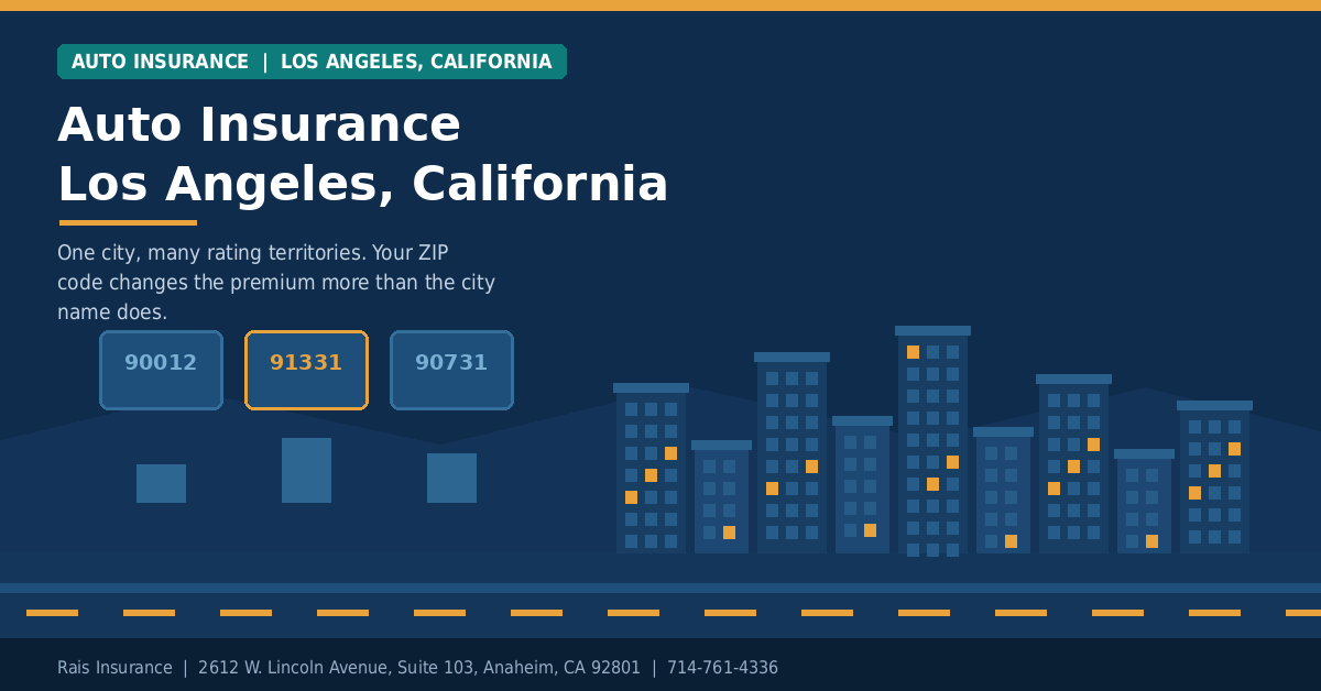 Auto insurance Los Angeles California - Rais Insurance independent broker