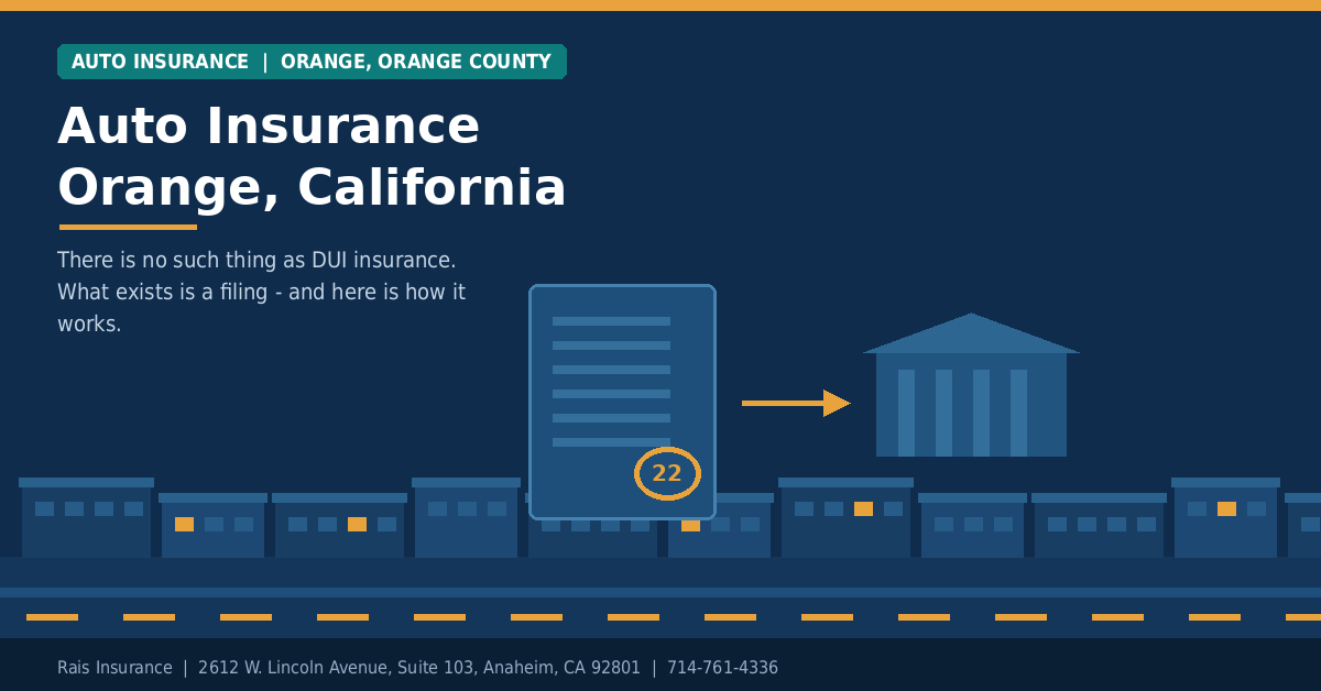 Auto Insurance Orange, California | Rais Insurance Auto insurance Orange California - Rais Insurance independent broker