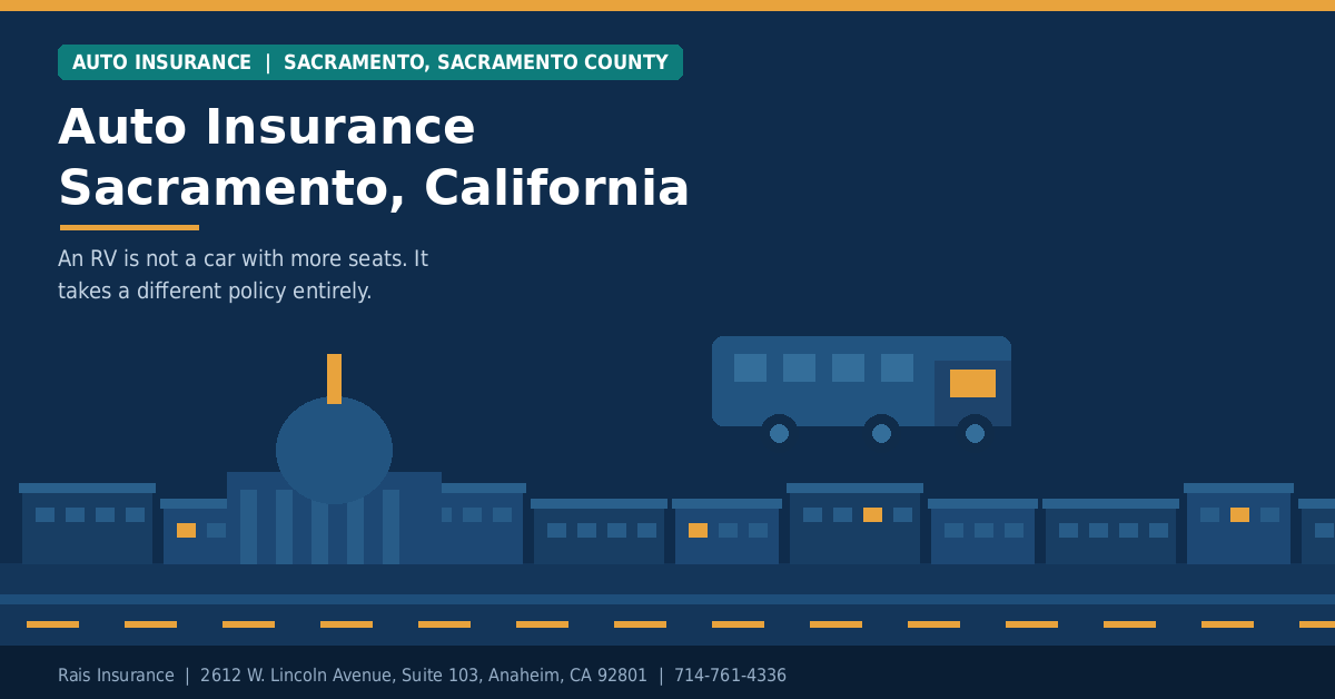 Auto insurance Sacramento California - Rais Insurance independent broker